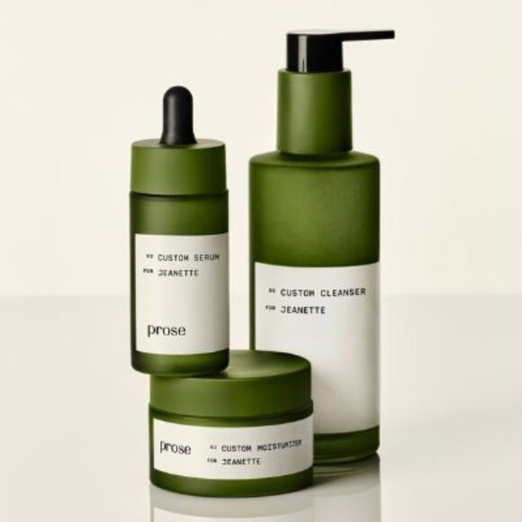 New Prose Custom Cleanser, Serum & Moisturizer Skincare Set